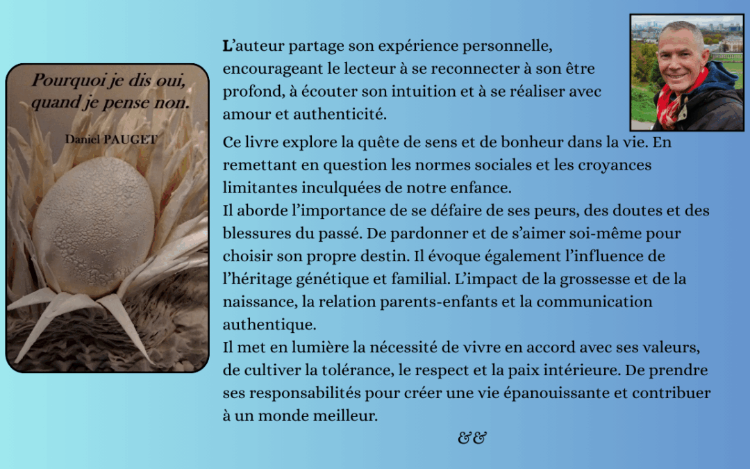 Au détour d’une belle rencontre, un livre…